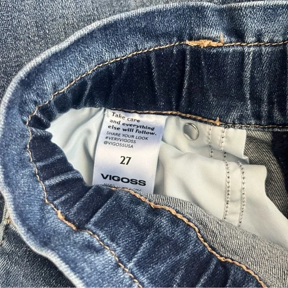 VIGOSS DARK WASH JEANS SIZE 27 - Picture 11 of 11